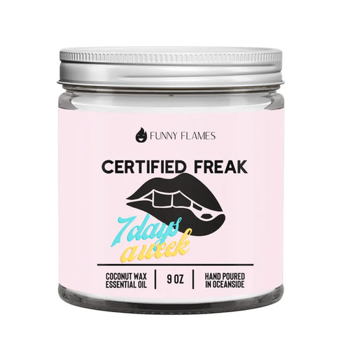 Certified Freak DC-Funny Candle Co