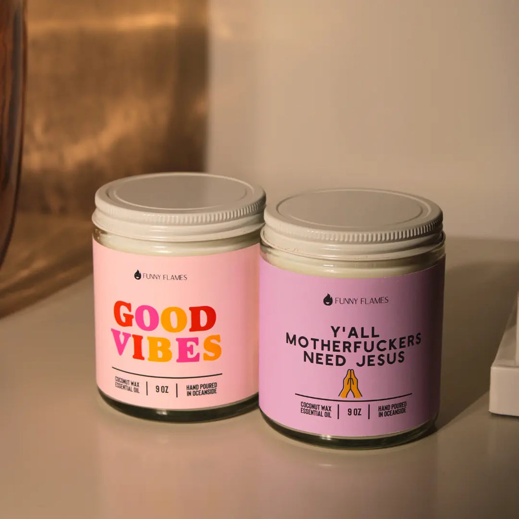 Good Vibes DC-Funny Candle Co