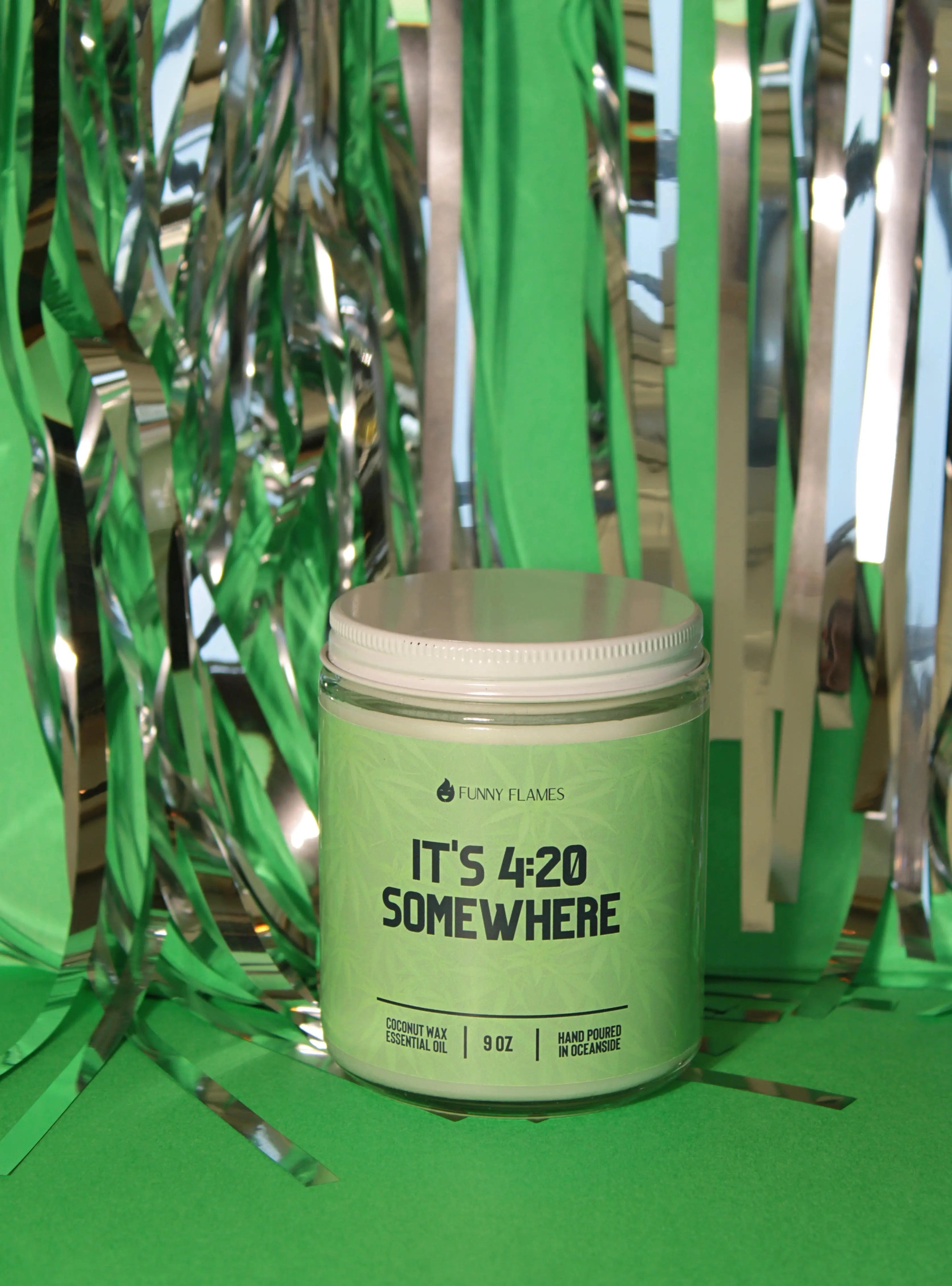 It's 420 Somewhere DC-Funny Candle Co