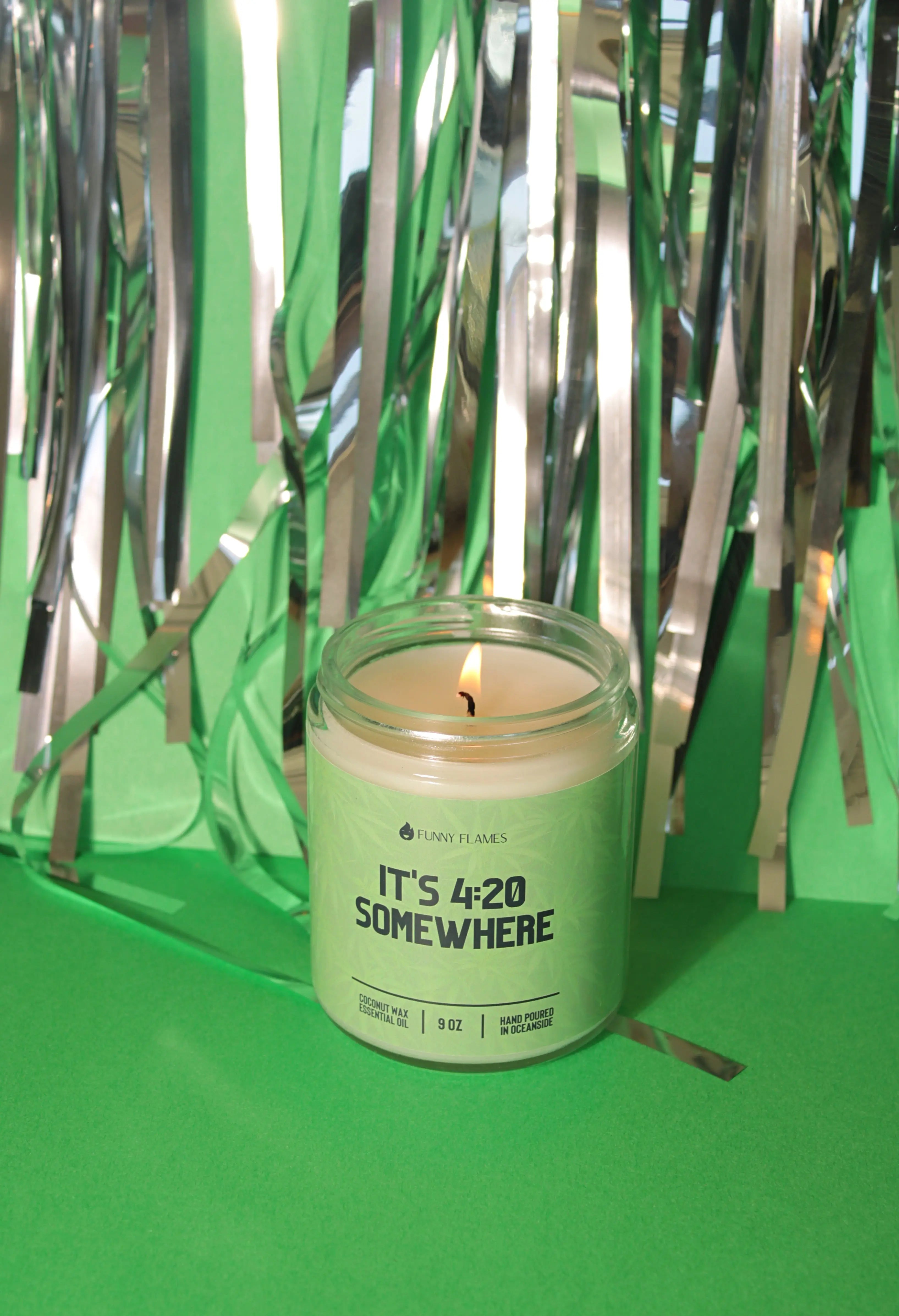 It's 420 Somewhere DC-Funny Candle Co
