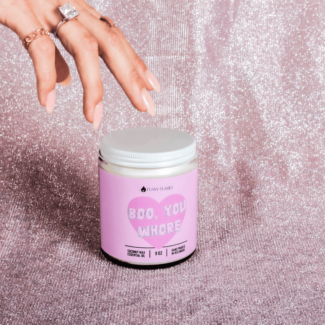 Boo, You Whore - 9 oz Funny - Funny Flames