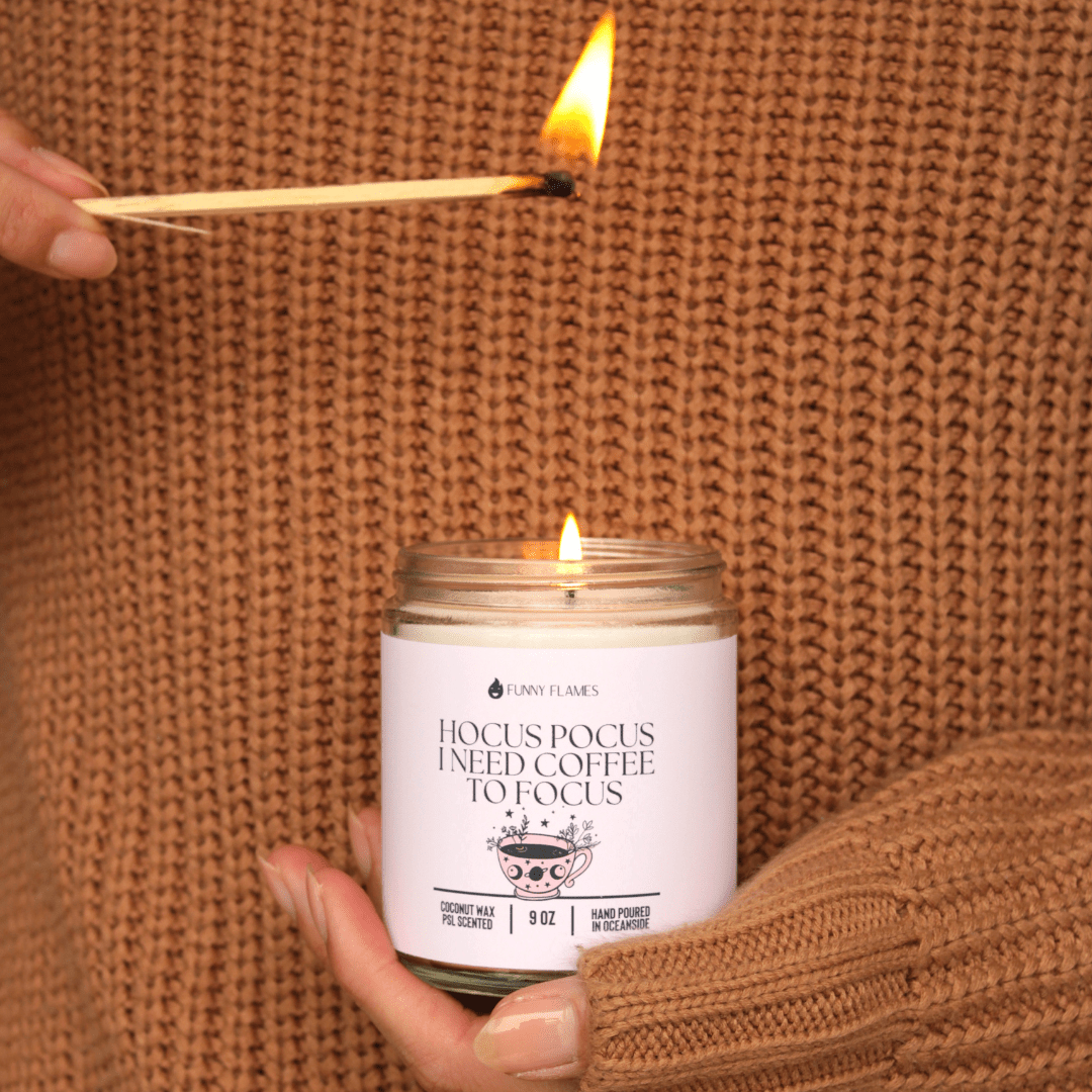 Hocus Pocus, I Need Coffee to Focus - Funny Flames