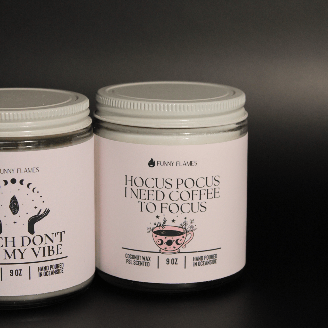 Hocus Pocus, I Need Coffee to Focus - Funny Flames