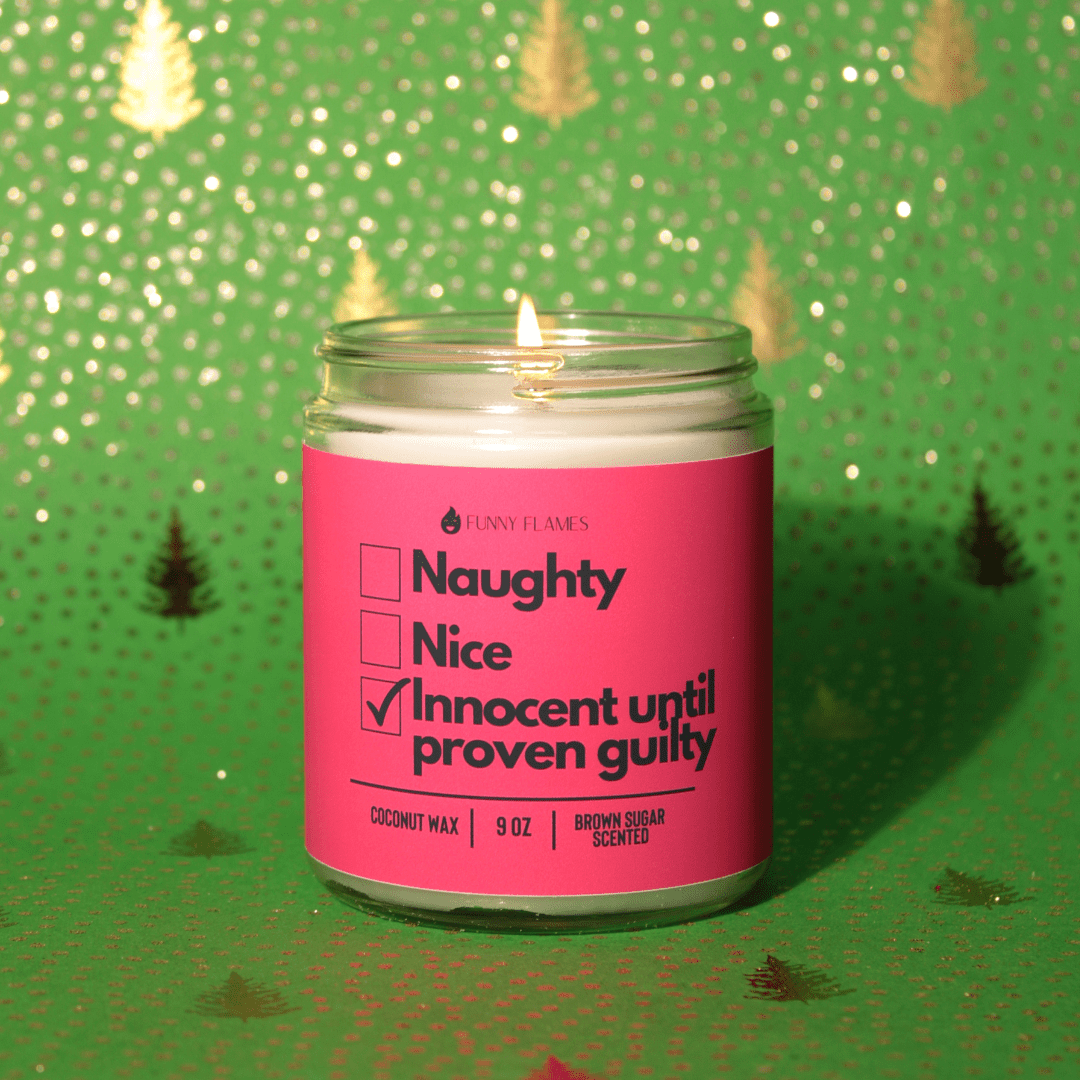 Naughty, Nice, Innocent Until Proven Guilty - Funny Flames