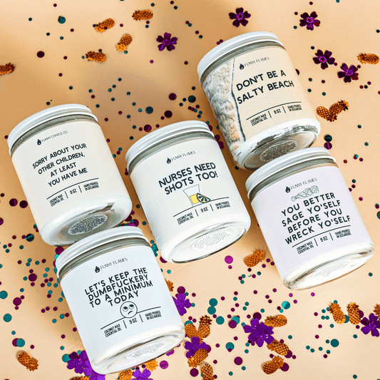 Nurses Need Shots Too - 9oz Candle - Funny Flames