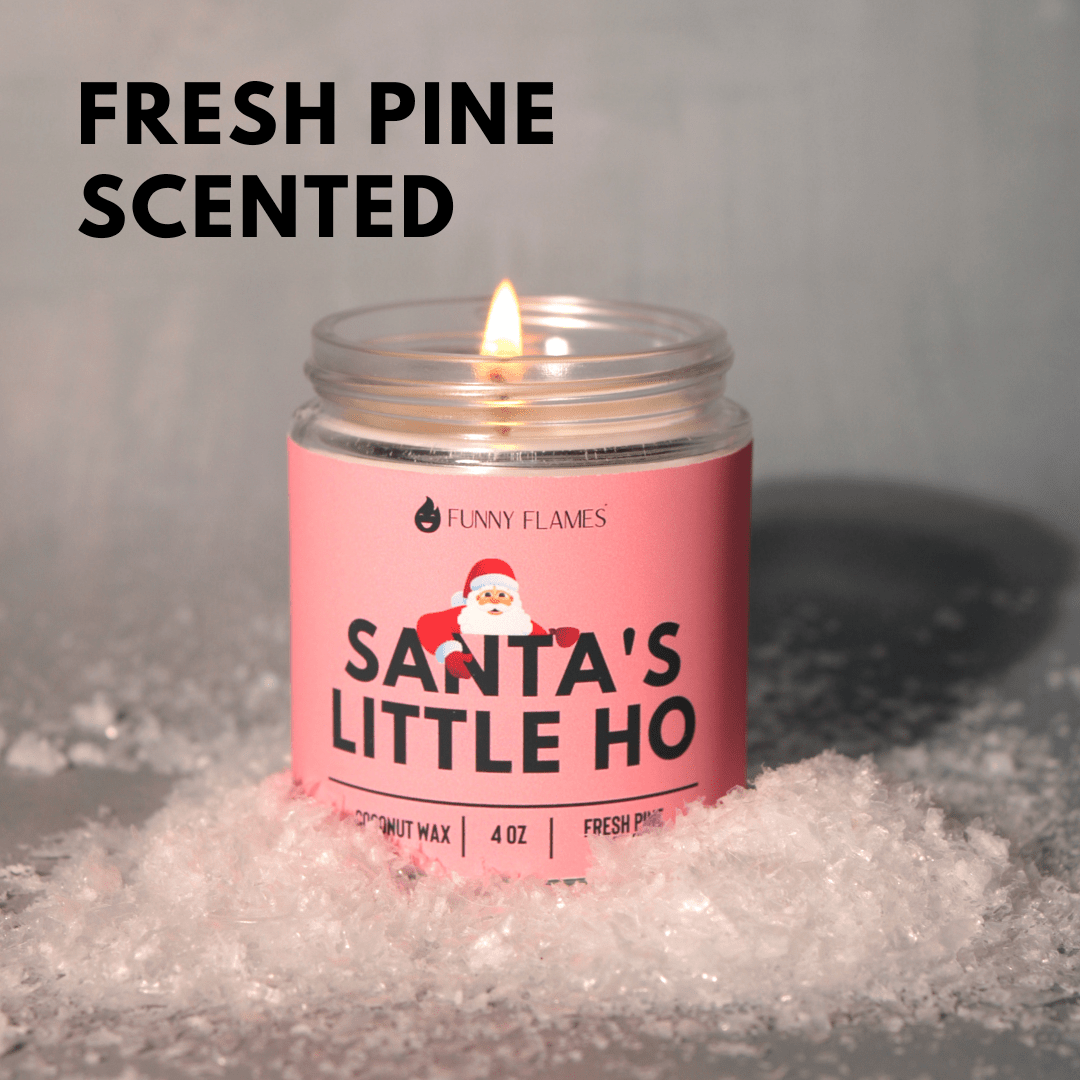 Santa's Little Ho 4OZ - Funny Flames