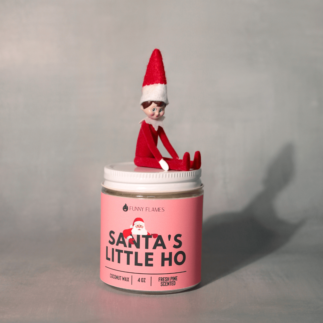 Santa's Little Ho 4OZ - Funny Flames
