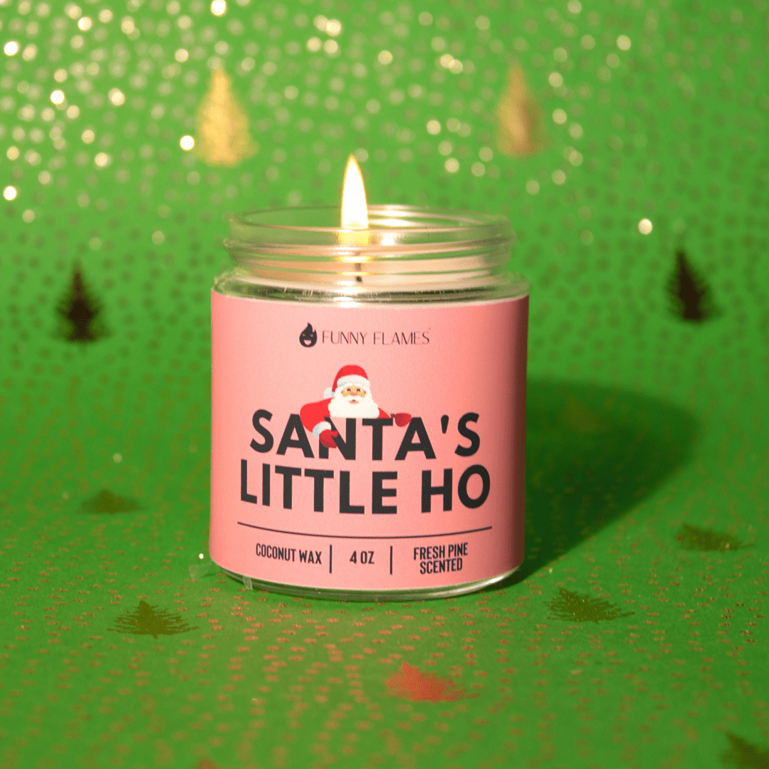 Santa's Little Ho 4OZ - Funny Flames