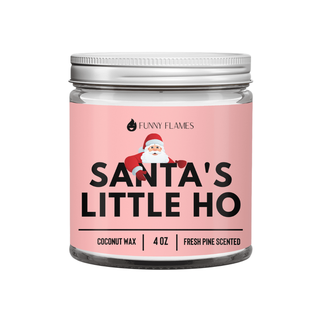 Santa's Little Ho 4OZ - Funny Flames
