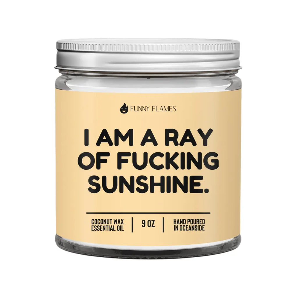 I Am A Ray Of F*cking Sunshine DC-Funny Candle Co