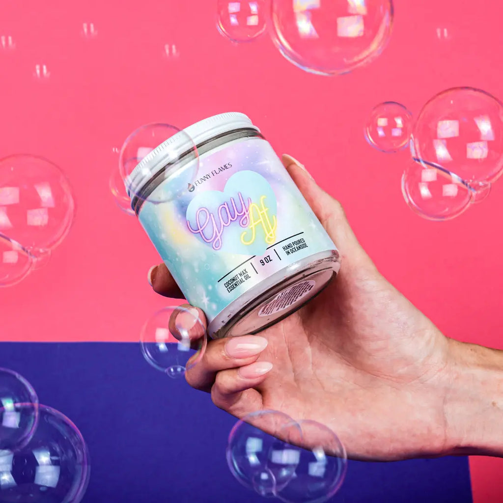 Gay Af - LGBTQ+ Candle DC-Funny Candle Co