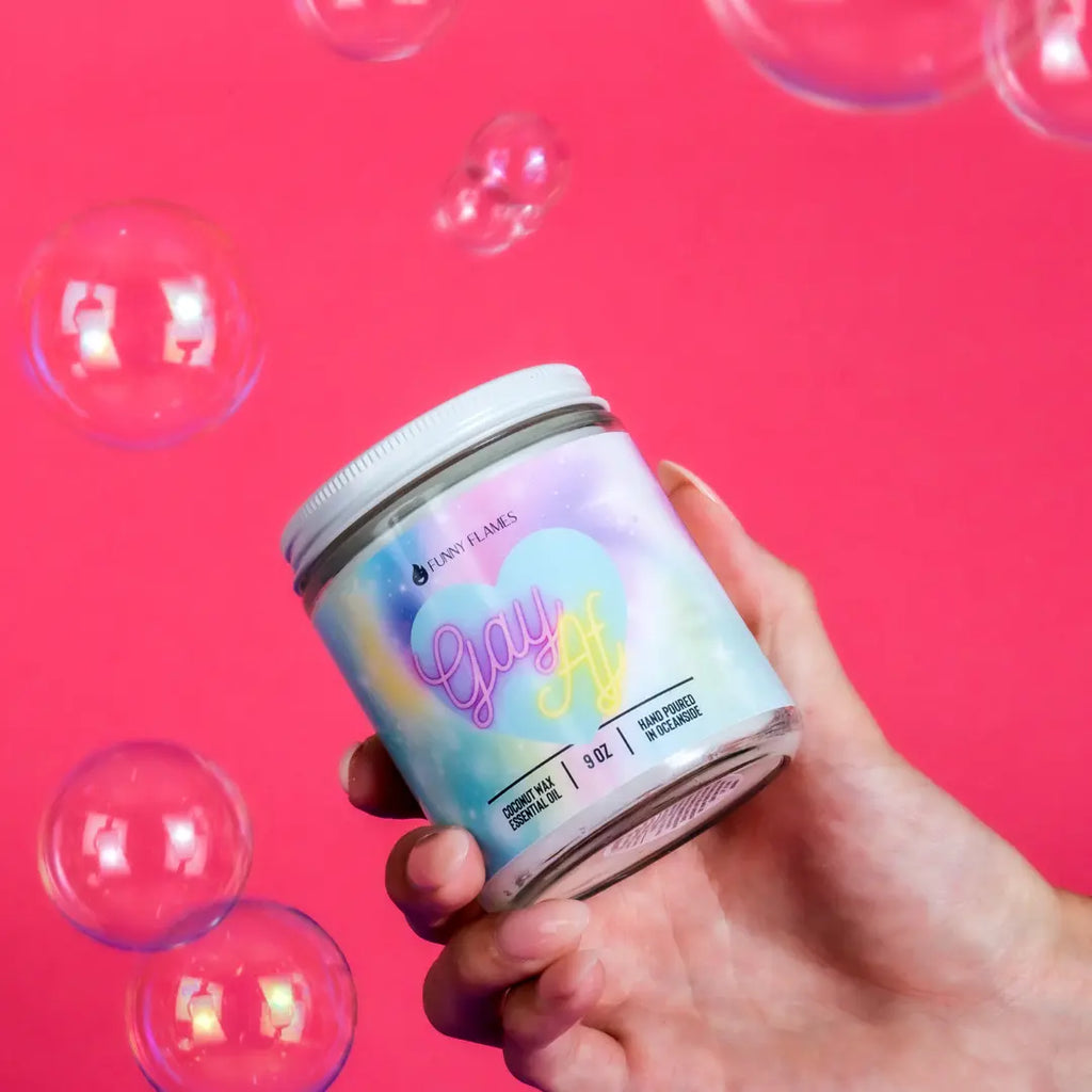 Gay Af - LGBTQ+ Candle DC-Funny Candle Co