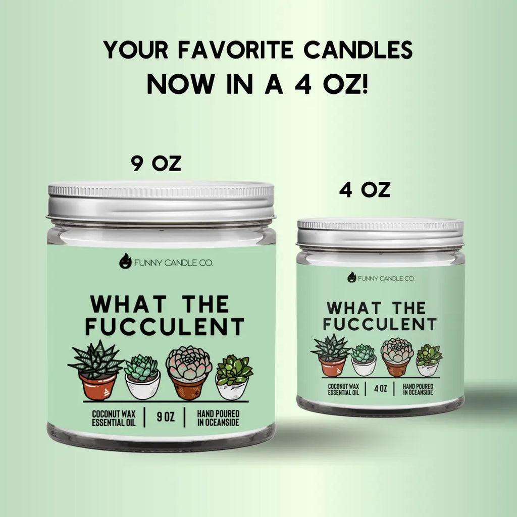 What The Fucculent DC-Funny Candle Co